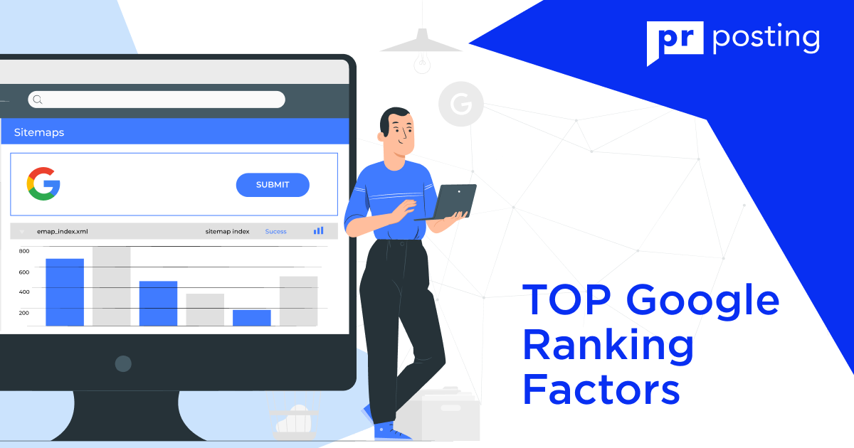 TOP Google Ranking Factors | Search Results and Website Positions in Google 2022